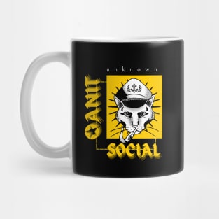 Motivational and psychological phrases / anti-Social Mug